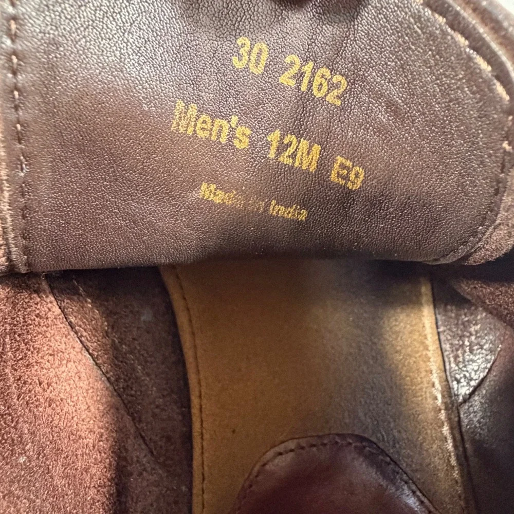 Trask Chukka Boots Mens 12M Dark Brown Leather Core Aesthetic EUC 30-2162‎